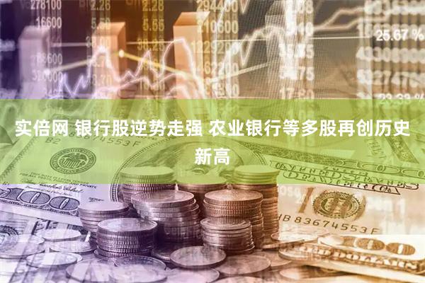 实倍网 银行股逆势走强 农业银行等多股再创历史新高
