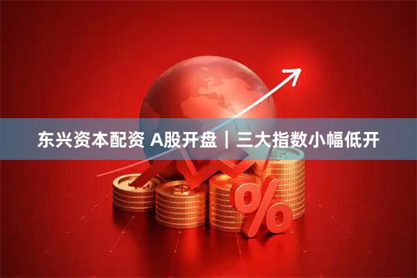 东兴资本配资 A股开盘｜三大指数小幅低开
