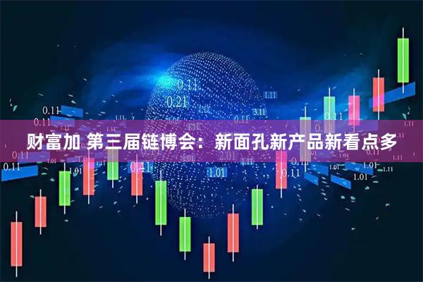 财富加 第三届链博会：新面孔新产品新看点多